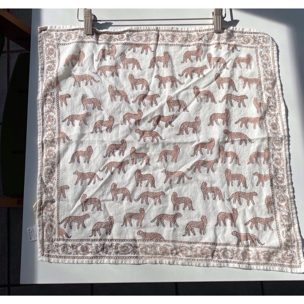 French Apaches Square Scarf Cheetah print